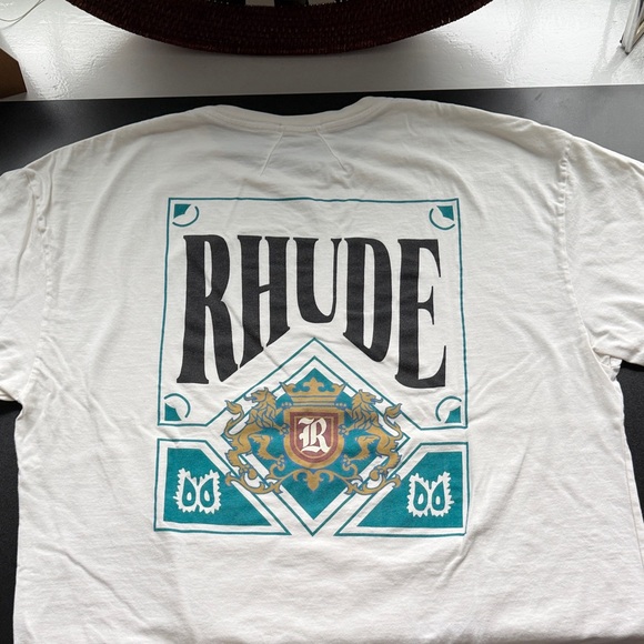 Rhude Cream Graphic Tee (L) - Picture 2 of 2